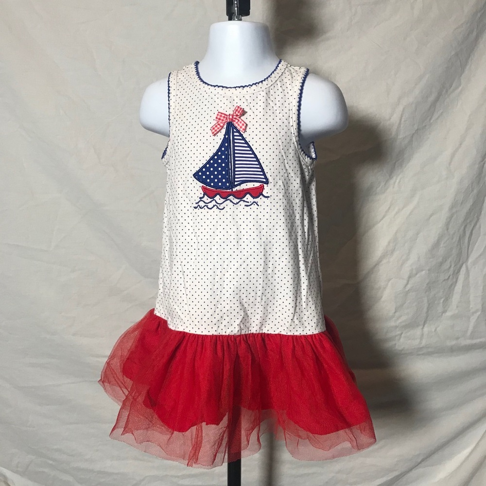 starting out sailboat tutu dress